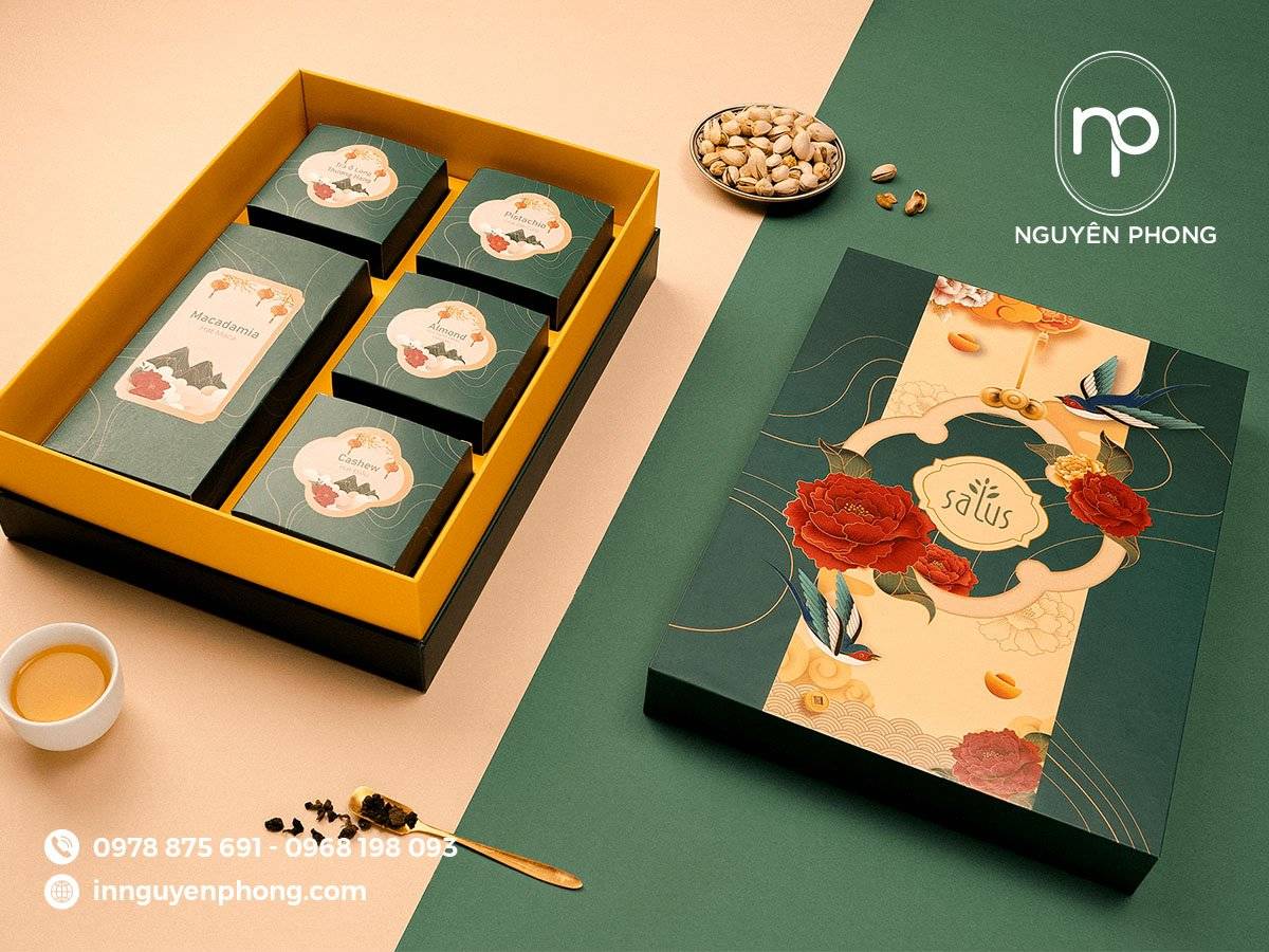                                         Mẫu hộp đựng bánh trung thu truyền thống 